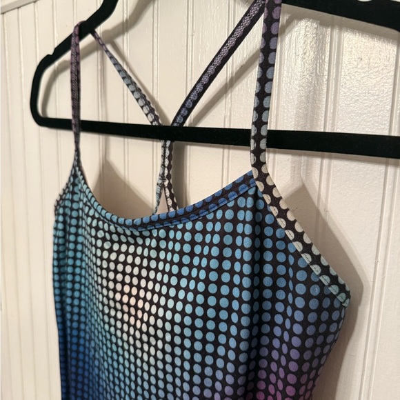Lululemon Power Y Cosmic Dot Size 6 Tank Top with Pads - Picture 2 of 5